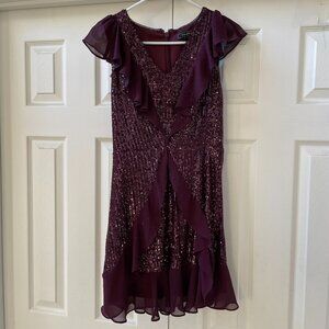 BCBGMAXAZRIA sequin mini dress